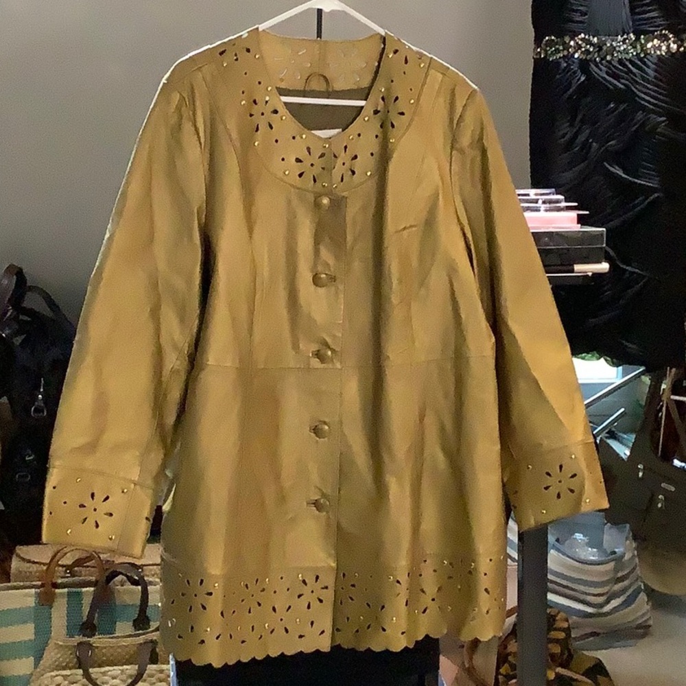 Venezia 100% leather ladies jacket - Picture 1 of 7